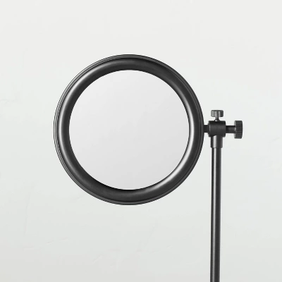 Two-Sided Vanity Mirror With Tray Base Matte Black - Hearth & Hand™ With Magnolia 2 Two-Sided Vanity Mirror With Tray Base Matte Black - Hearth & Hand™ With Magnolia - Image 2