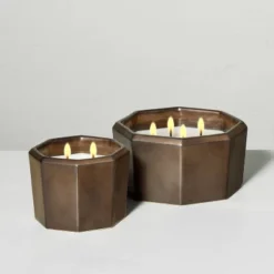 Octagonal Ceramic Autumn Cider Fall Jar Candle Metallic Bronze - Hearth & Hand™ With Magnolia 7 Octagonal Ceramic Autumn Cider Fall Jar Candle Metallic Bronze - Hearth & Hand™ With Magnolia -Cozy Living Hub GUEST c2d76d0f 821b 4b02 b2fe 1a79665ccca4