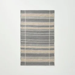 Wool Blend Variegated Stripe Area Rug Dark Gray - Hearth & Hand™ With Magnolia -Cozy Living Hub GUEST c629a83d a738 4bab bd2a 06965392a6e8
