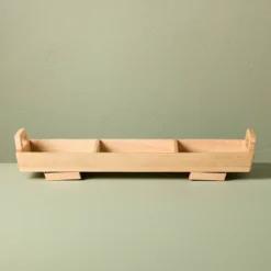 19" Foldable Wood Serving Tray Brown - Hearth & Hand™ With Magnolia -Cozy Living Hub GUEST c688906d 5906 42c0 a7cb 2835ee0c1e3e