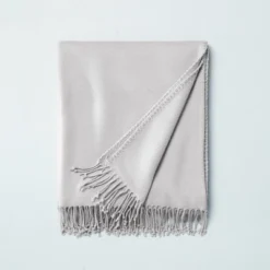 Solid Hemstitch With Fringe Throw Blanket - Hearth & Hand™ With Magnolia 8 Solid Hemstitch With Fringe Throw Blanket - Hearth & Hand™ With Magnolia -Cozy Living Hub GUEST c7974385 e083 4476 bd38 ee9808ba2f04