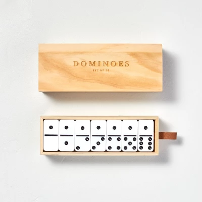 Dominoes Game Set 28pc - Hearth & Hand™ With Magnolia 3 Dominoes Game Set 28pc - Hearth & Hand™ With Magnolia - Image 3