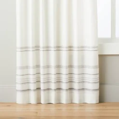 Engineered Hem Stripes Curtain Panel Cream/Gray - Hearth & Hand™ With Magnolia -Cozy Living Hub GUEST ce2cfef5 4ffc 4553 9efa 21c03c3714d0