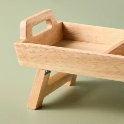 19" Foldable Wood Serving Tray Brown - Hearth & Hand™ With Magnolia -Cozy Living Hub GUEST de19d4f2 49f5 48ad 996e c7cb2be1a91c