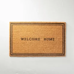 Welcome Home Coir Doormat Tan/Black - Hearth & Hand™ With Magnolia -Cozy Living Hub GUEST e0df802f 5d22 49c4 8569 c660416bbdb1