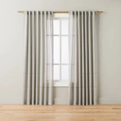 Lace Insert Sheer Curtain Panel - Hearth & Hand™ With Magnolia -Cozy Living Hub GUEST e88640d0 85a5 44e2 a3cc c3a3935d2f44