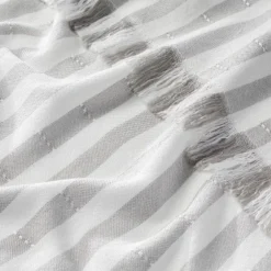 Clipped Stripe Dobby Throw Blanket - Hearth & Hand™ With Magnolia -Cozy Living Hub GUEST ebe67199 b34c 45bd a90d cacdaa51b3ff