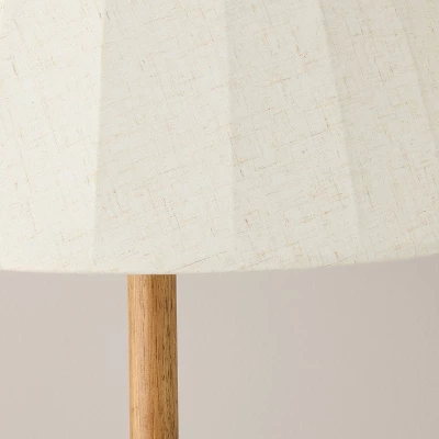 Wood Trumpeted Floor Lamp - Hearth & Hand™ With Magnolia 3 Wood Trumpeted Floor Lamp - Hearth & Hand™ With Magnolia - Image 3