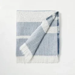 Dimensional Stripe Dobby Throw Blanket - Hearth & Hand™ With Magnolia -Cozy Living Hub GUEST fd8ceb53 5095 4e97 b578 9439f901185a