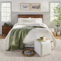 3pc Heather Stripe Comforter Bedding Set Twilight Taupe - Hearth & Hand™ With Magnolia -Cozy Living Hub GUEST ff845a26 e2d1 4b31 828d ba01e85511c1
